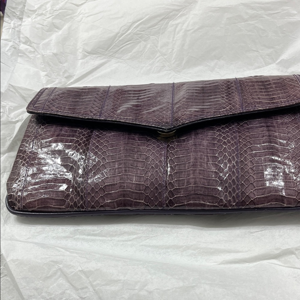 1980’s Snakeskin Envelope Purse